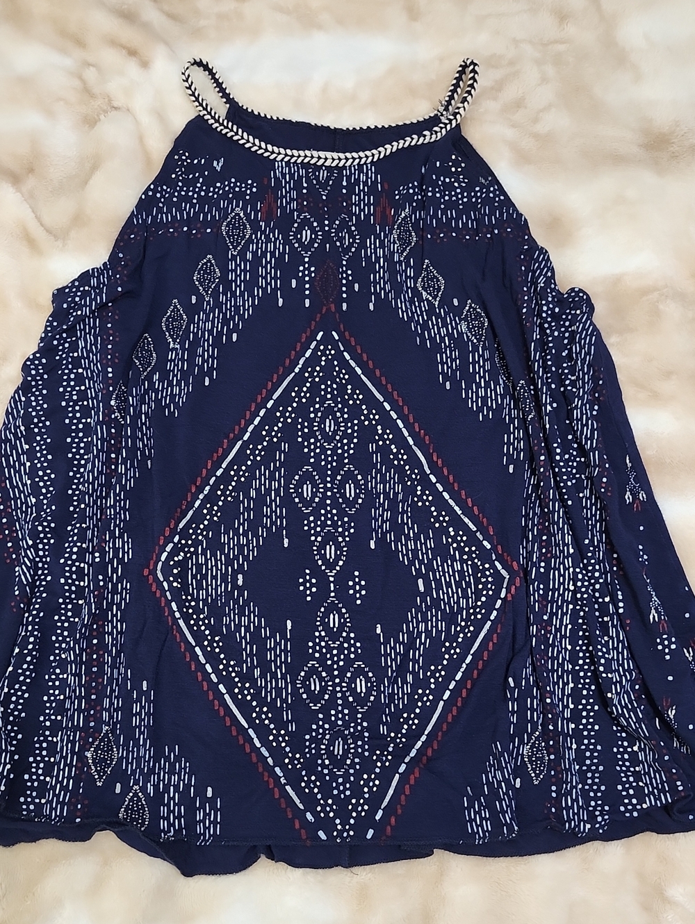 Maurice's Western Style Flowy Aztec Print Tank Top